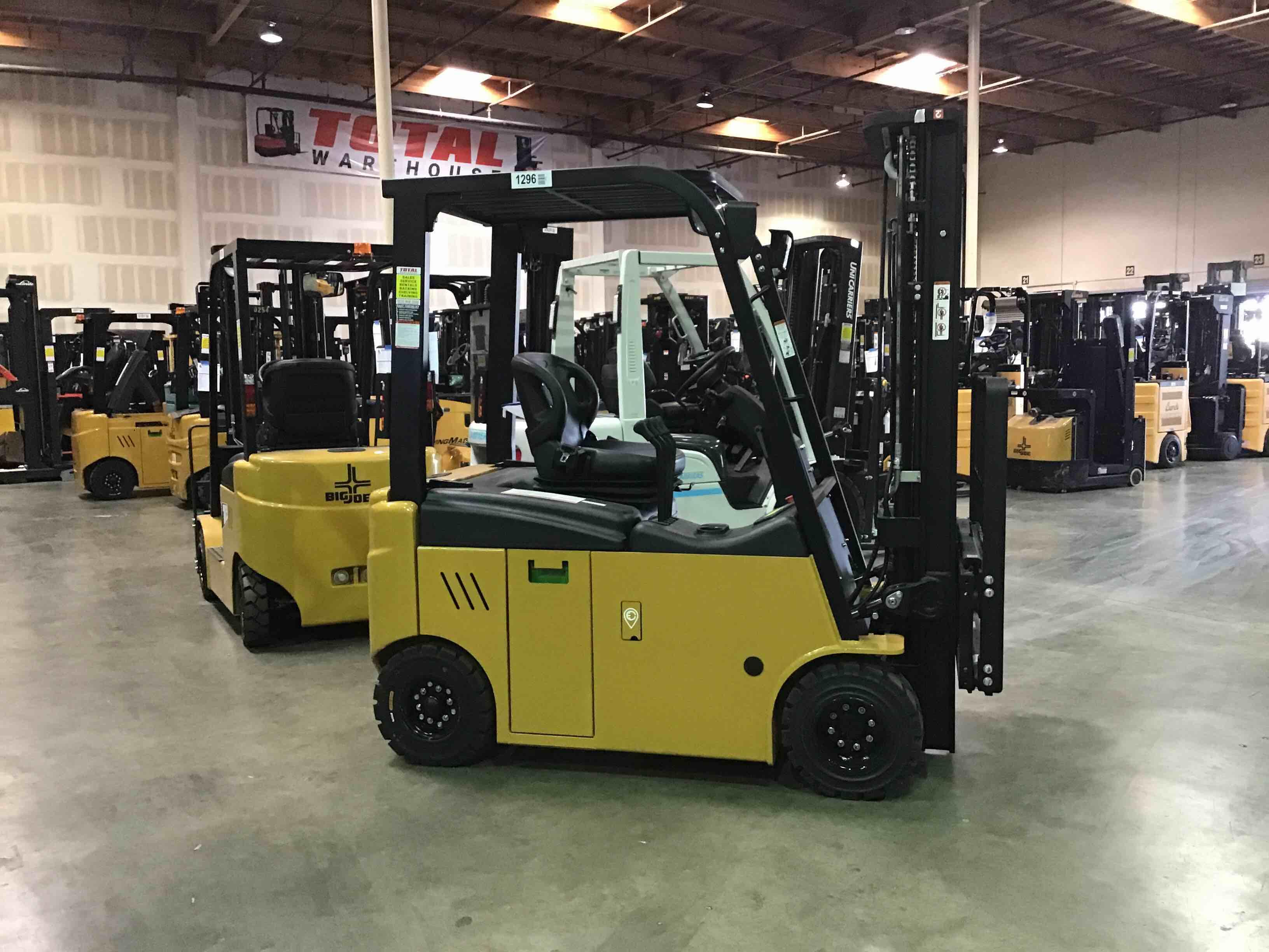 Main Image Used 2021-E BIG JOE LXE-44 Forklift – Electric Sit Down 4 Wheel, 4400 lb Capacity, 86” Mast, 836 Hours – $16500.00 – Hawaii, Waipahu – View 4
