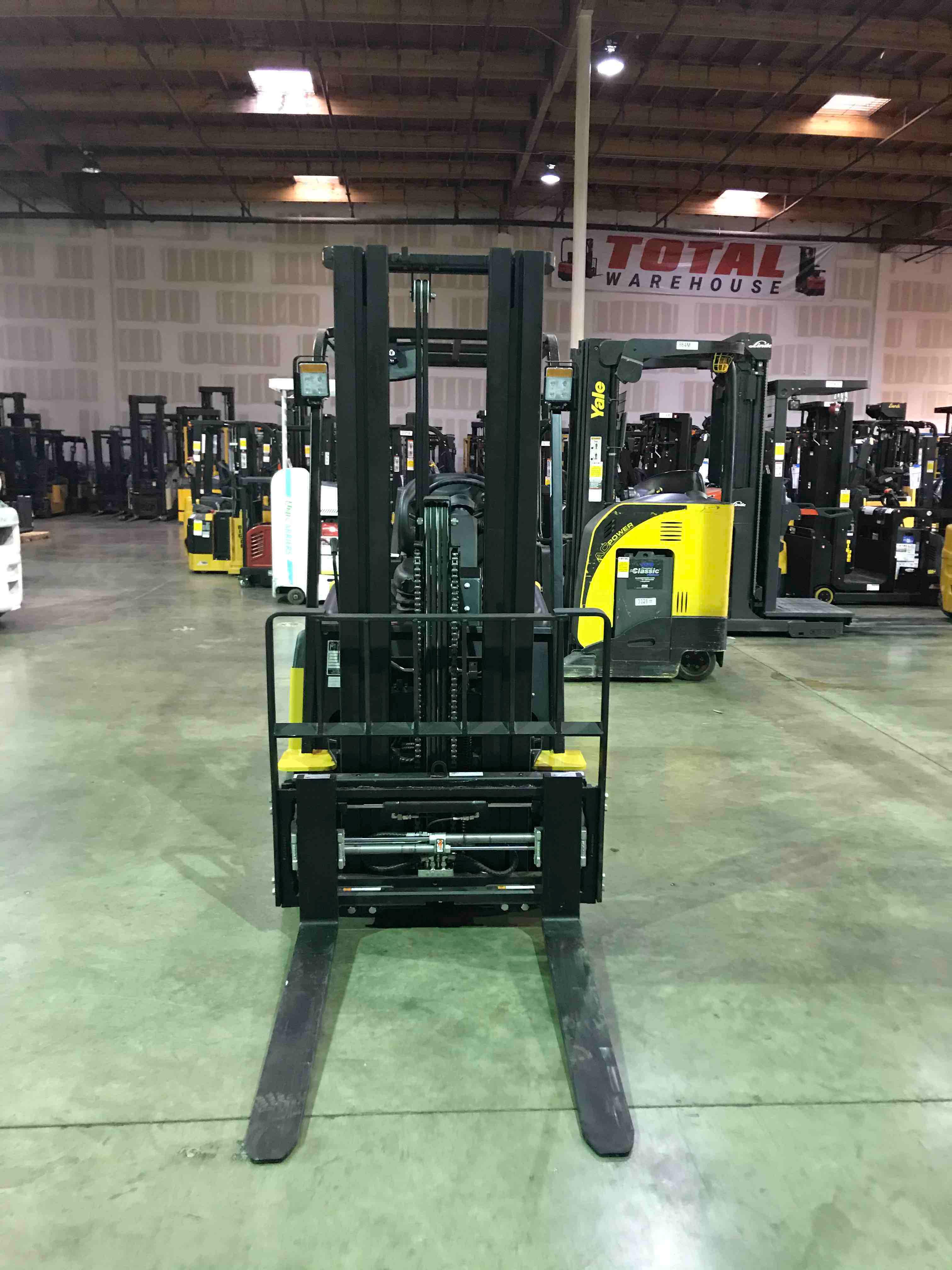 Main Image Used 2021 BIG JOE LXE-44 Forklift – Electric Sit Down 4 Wheel, 4400 lb Capacity, 86” Mast, 1272 Hours – $34500.00 – Phoenix – View 1