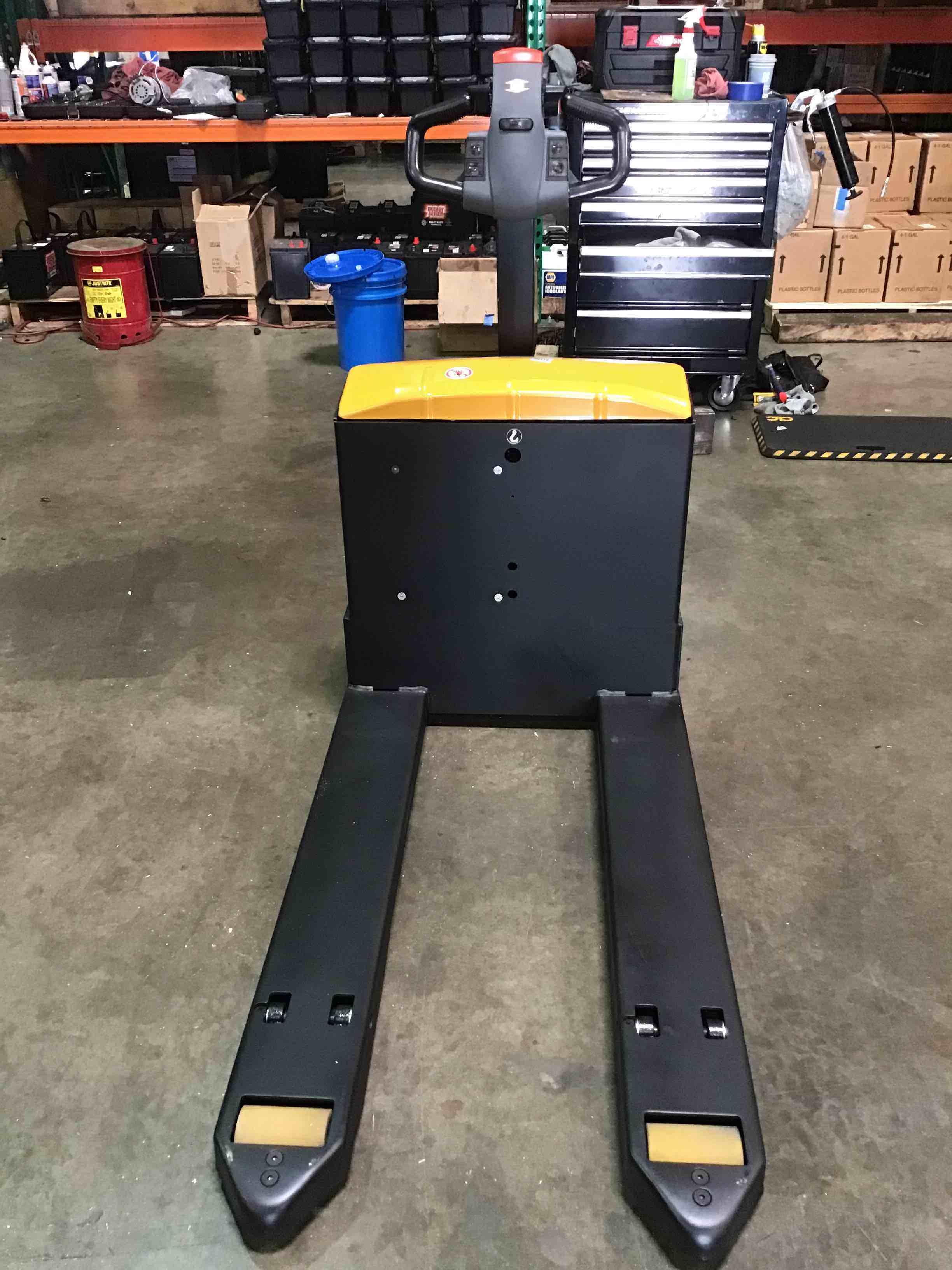 Main Image Used 2021 BIG JOE LPT-44 27X48 Forklift – Electric Pallet Jack (Lithium), 4500 lb Capacity, 3” Mast, 181 Hours – $2900.00 – Anaheim – View 1