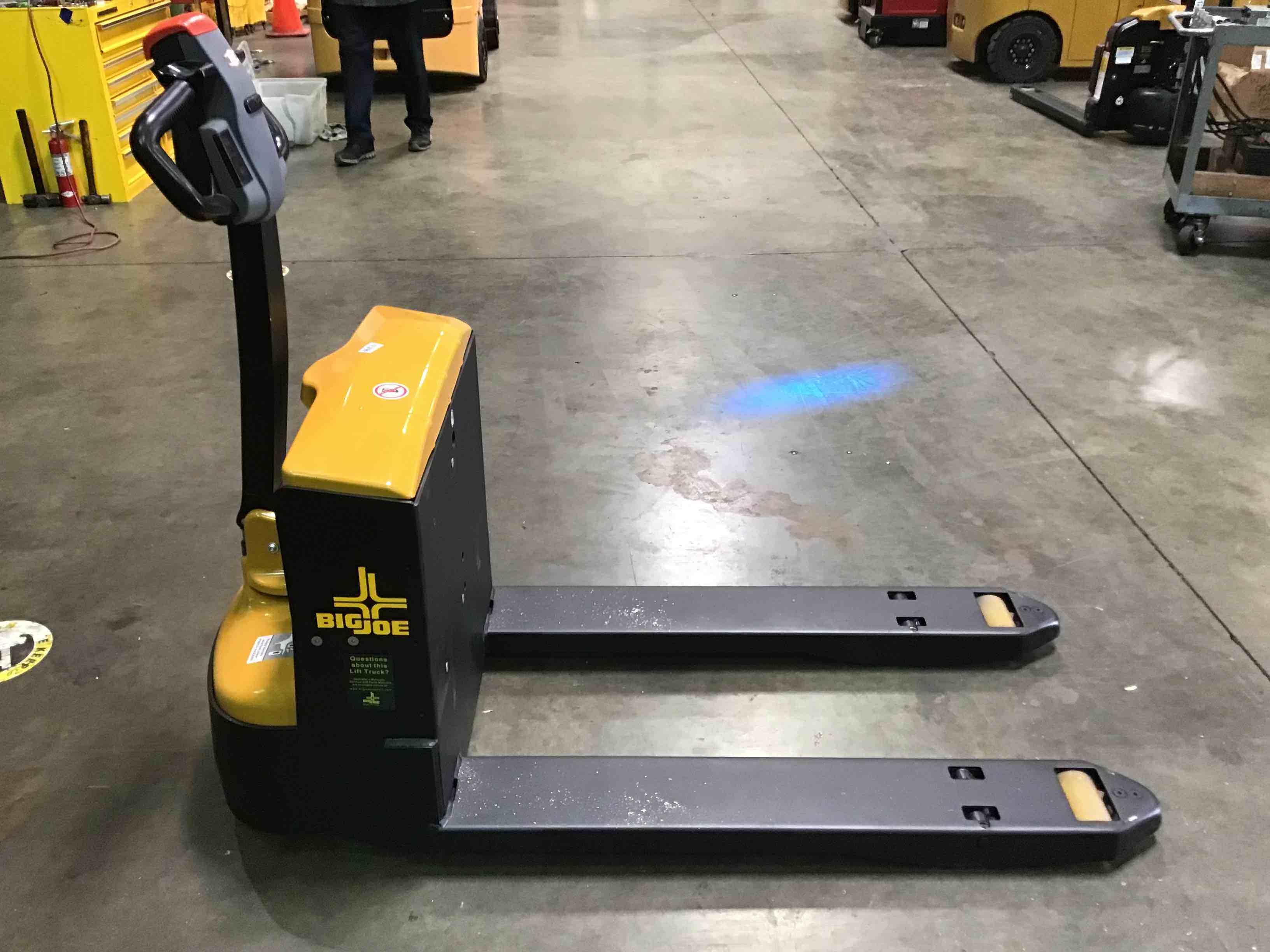 Main Image Used 2021 BIG JOE LPT-44 27X48 Forklift – Electric Pallet Jack (Lithium), 4500 lb Capacity, 3” Mast, 181 Hours – $2900.00 – Anaheim – View 2