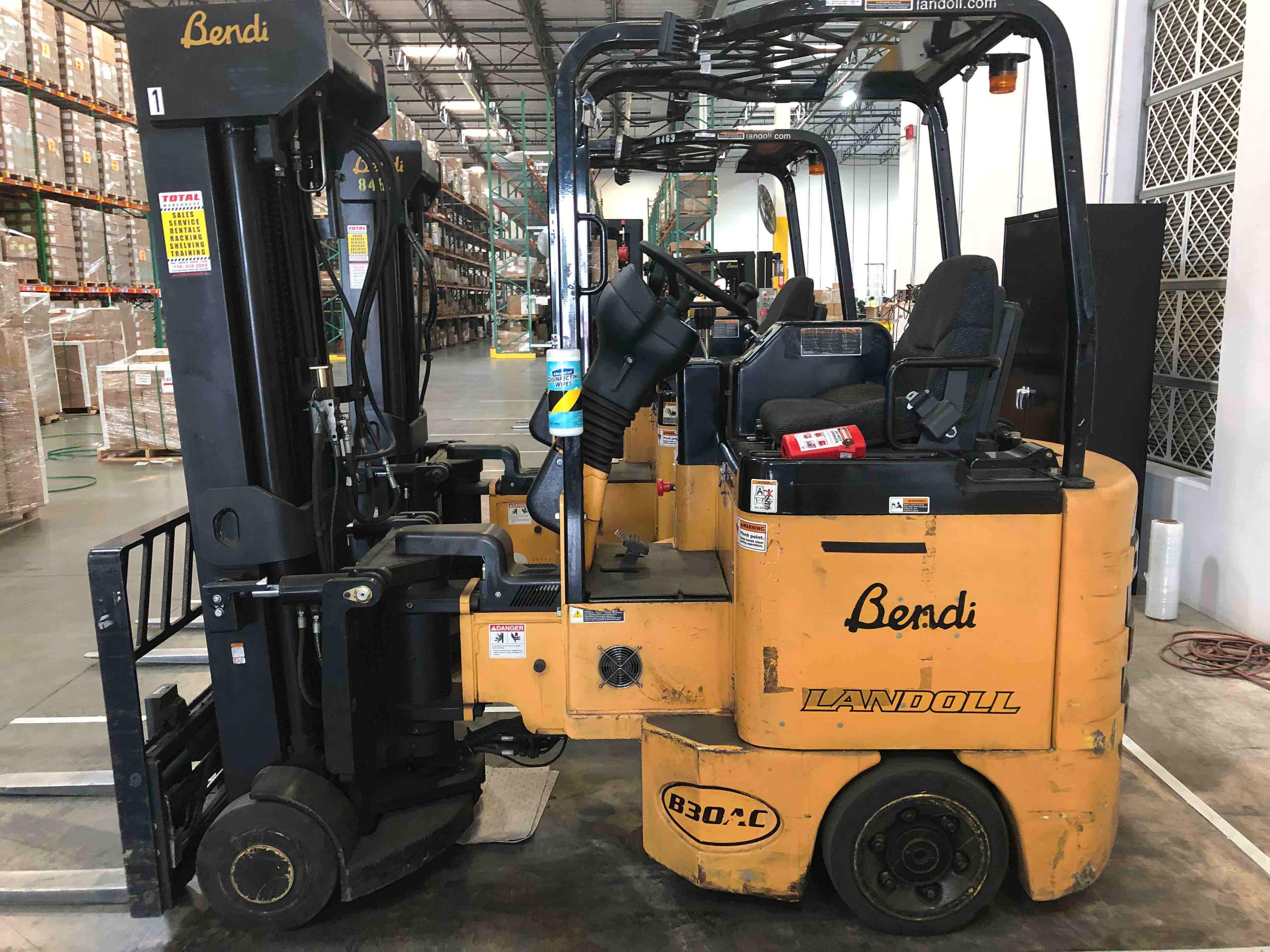 Main Image Used 2014 BENDI B30AC Forklift – VNA, 3000 lb Capacity, 89” Mast, 6033.1 Hours – $49800.00 – Anaheim – View 5