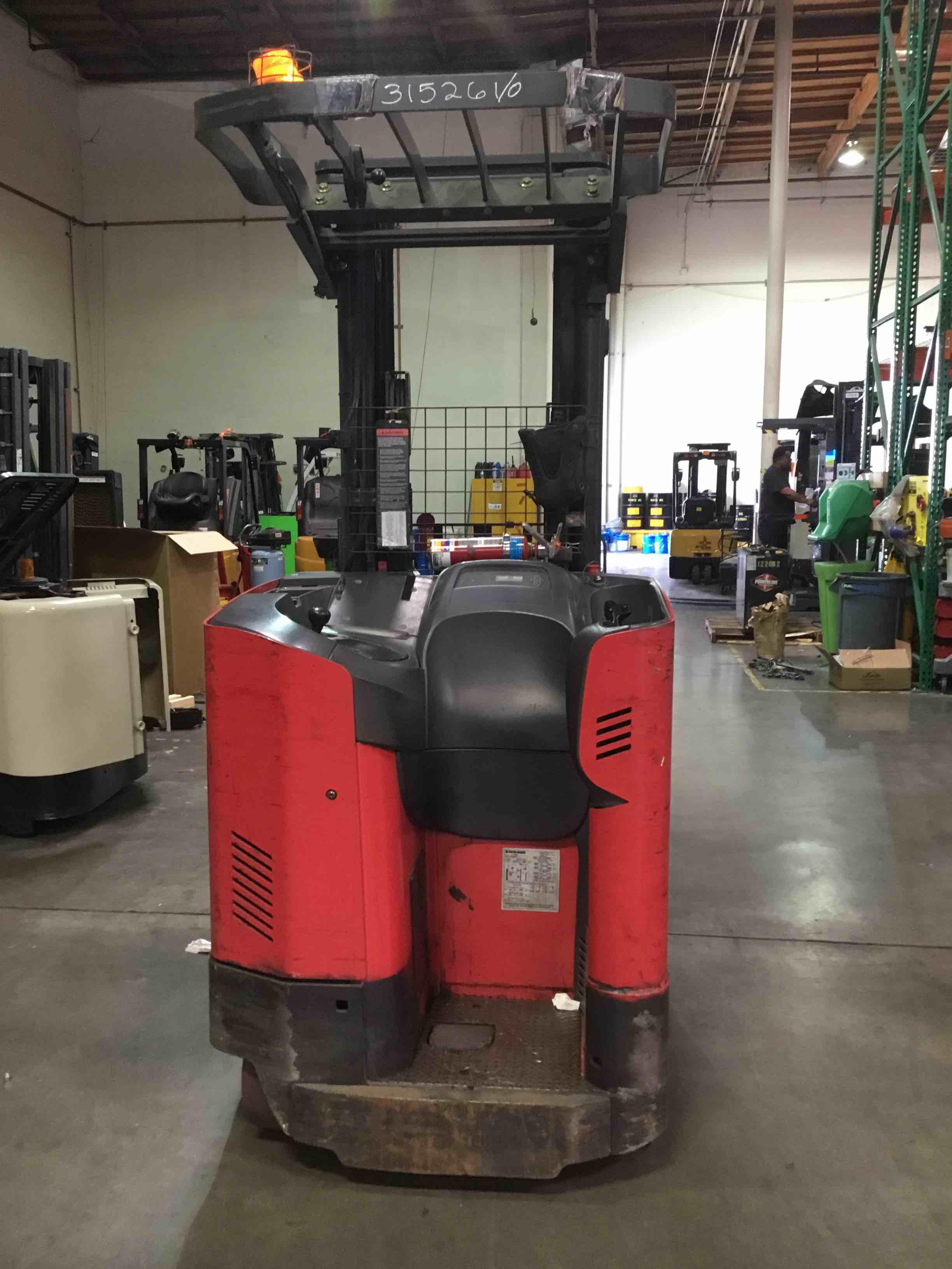 Main Image Used 2015 RAYMOND 750-DR32TT Forklift – Stand Up Double Reach, 3200 lb Capacity, 95” Mast, 15661 Hours – $24250.00 – Anaheim – View 2