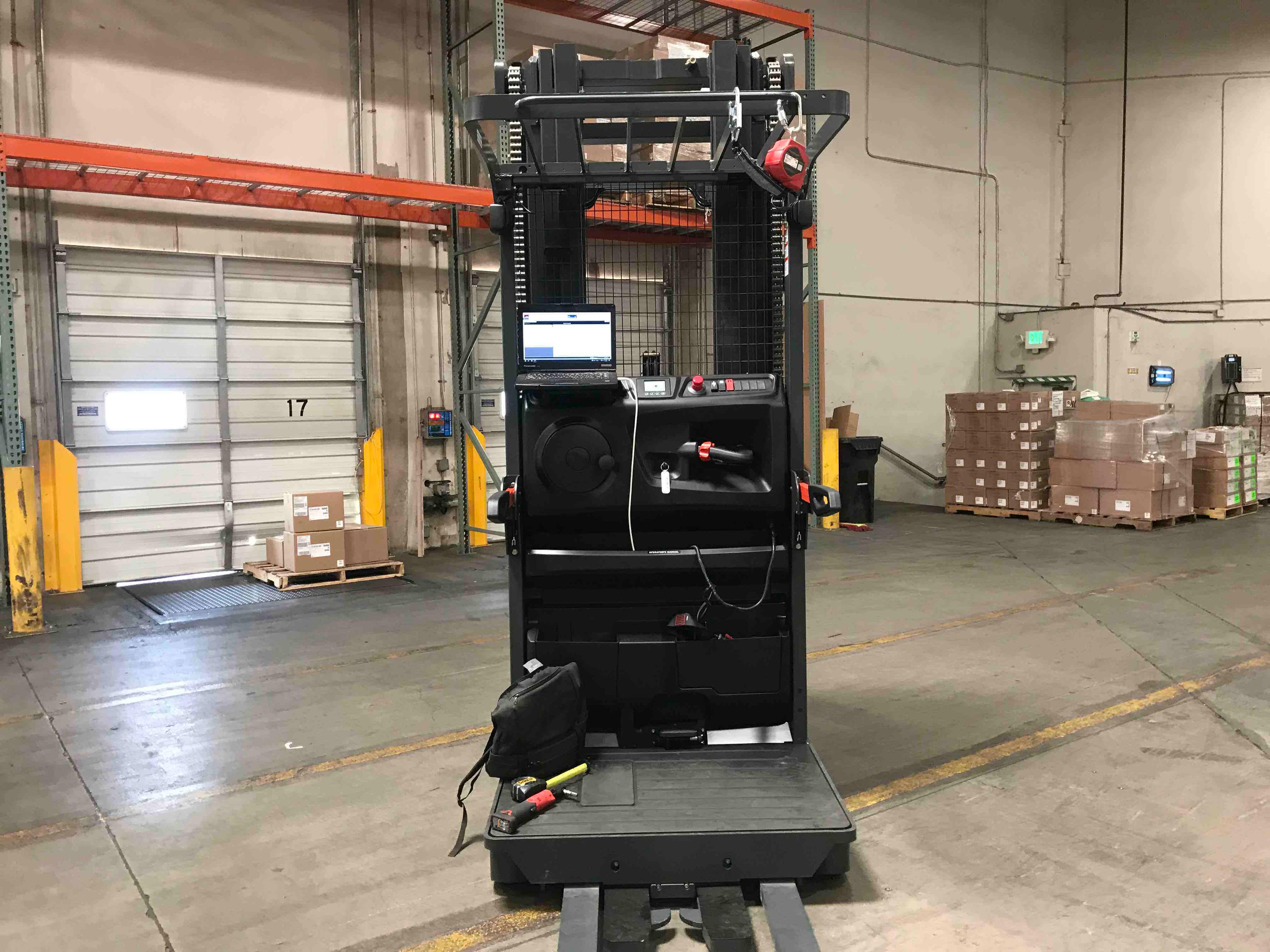 Main Image Used 2021 LINDE V15P_5215 Forklift – Electric Order Picker, 3000 lb Capacity, 107” Mast, 2709.3 Hours – $28500.00 – Anaheim – View 2
