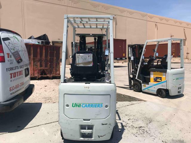 NISSAN BXC30N Electric Sit Down 4 Wheel forklift, 3000 capacity, 187 lift height. Serial CJ1B1-991113, Year 2016.