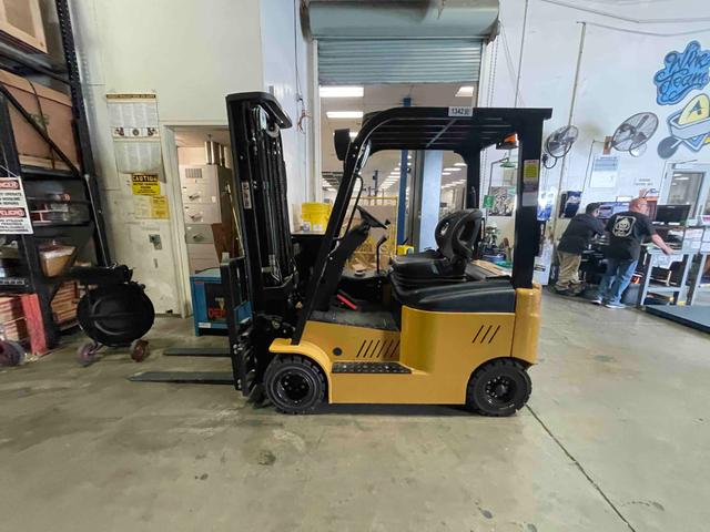 BIG JOE LXE-44 Electric Sit Down 4 Wheel forklift, 4400 capacity, 197 lift height. Serial 2301001342, Year 2021.