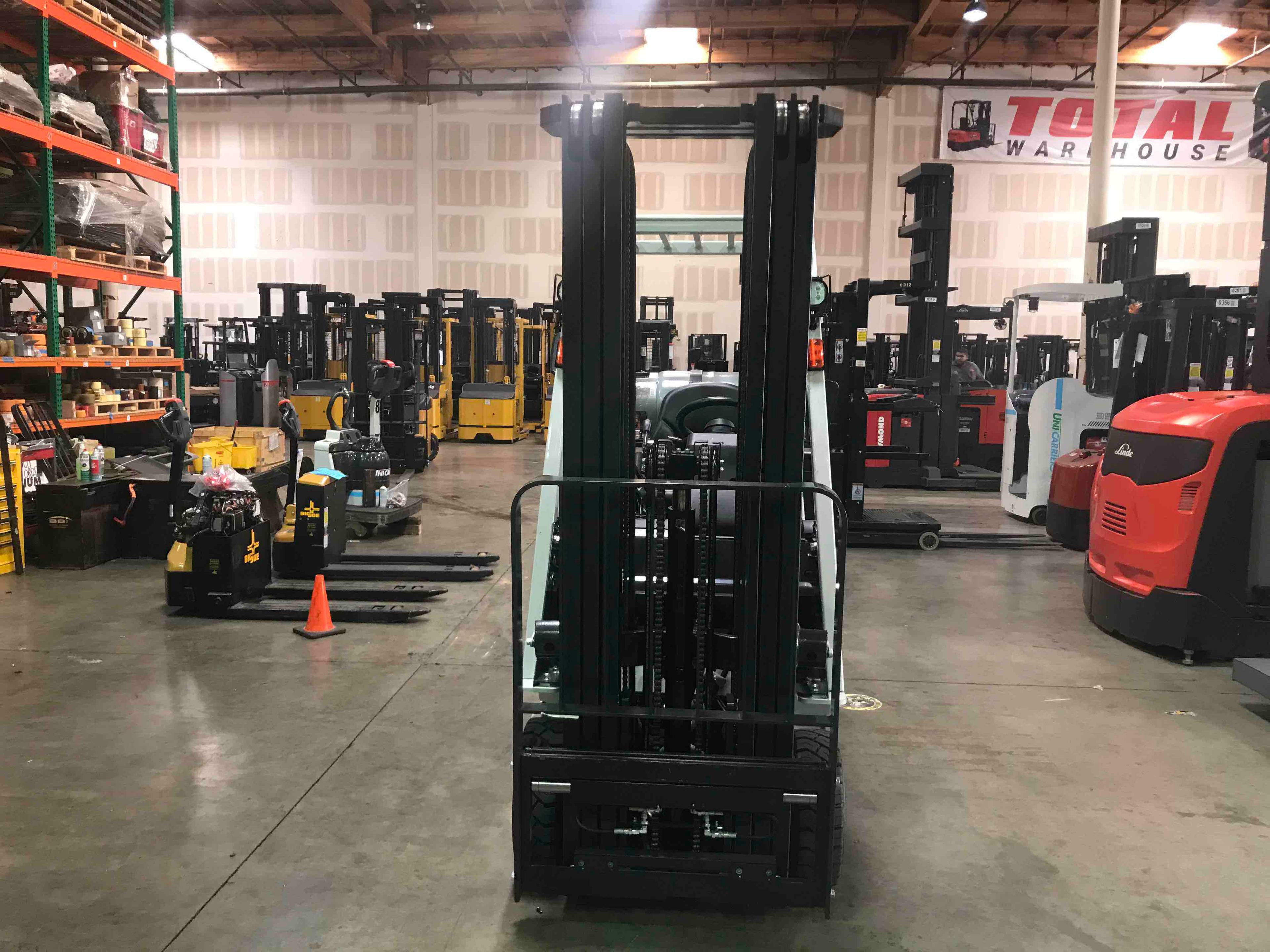 Main Image Used 2021 NISSAN CF30LP Forklift – LPG Cushion, 3000 lb Capacity, 88” Mast, 5128 Hours – $21800.00 – Anaheim – View 1