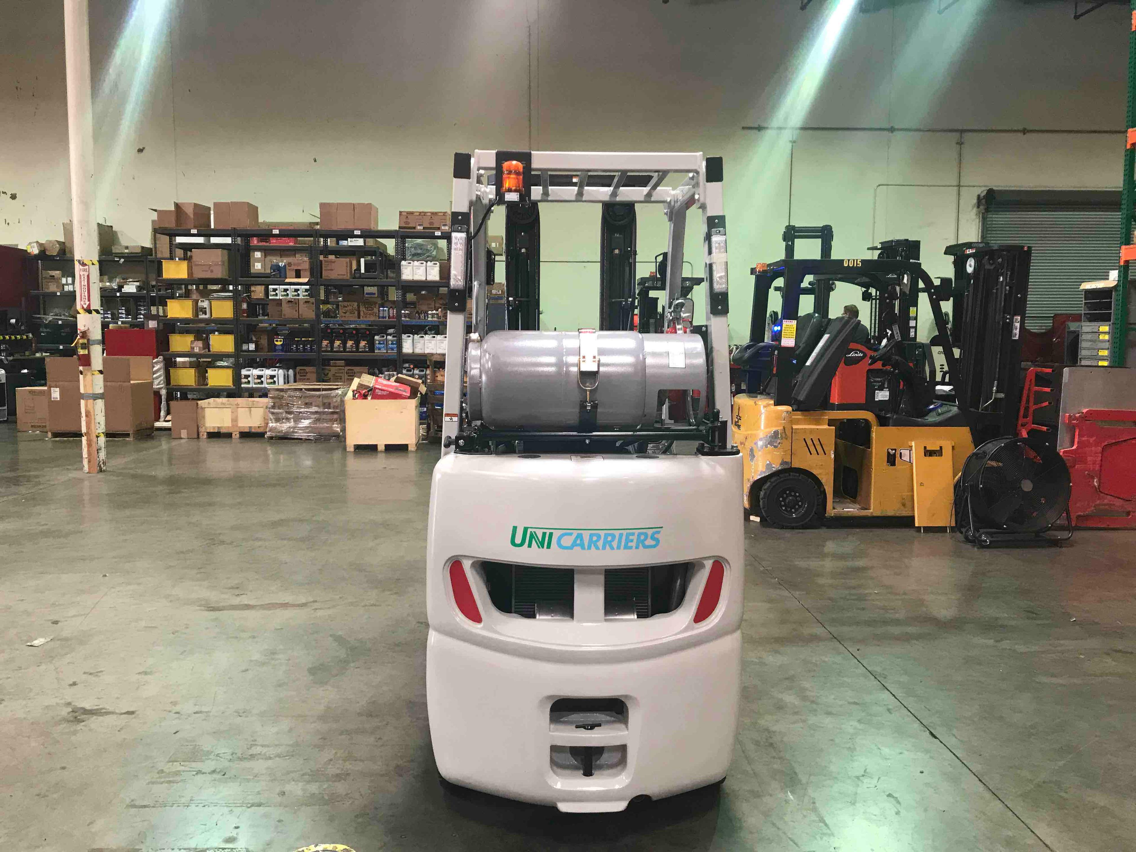Main Image Used 2021 NISSAN CF30LP Forklift – LPG Cushion, 3000 lb Capacity, 88” Mast, 5128 Hours – $21800.00 – Anaheim – View 3