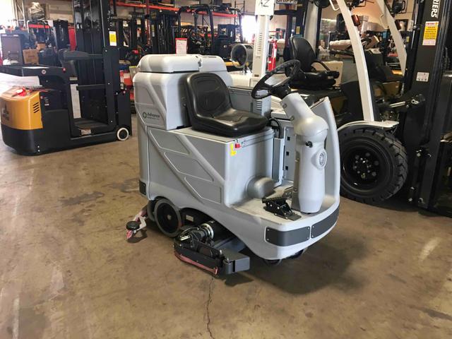 NILFISK ADVANCE 3820C Scrub-Utility forklift, 500 capacity, 0 lift height. Serial 1000069873, Year 2019.