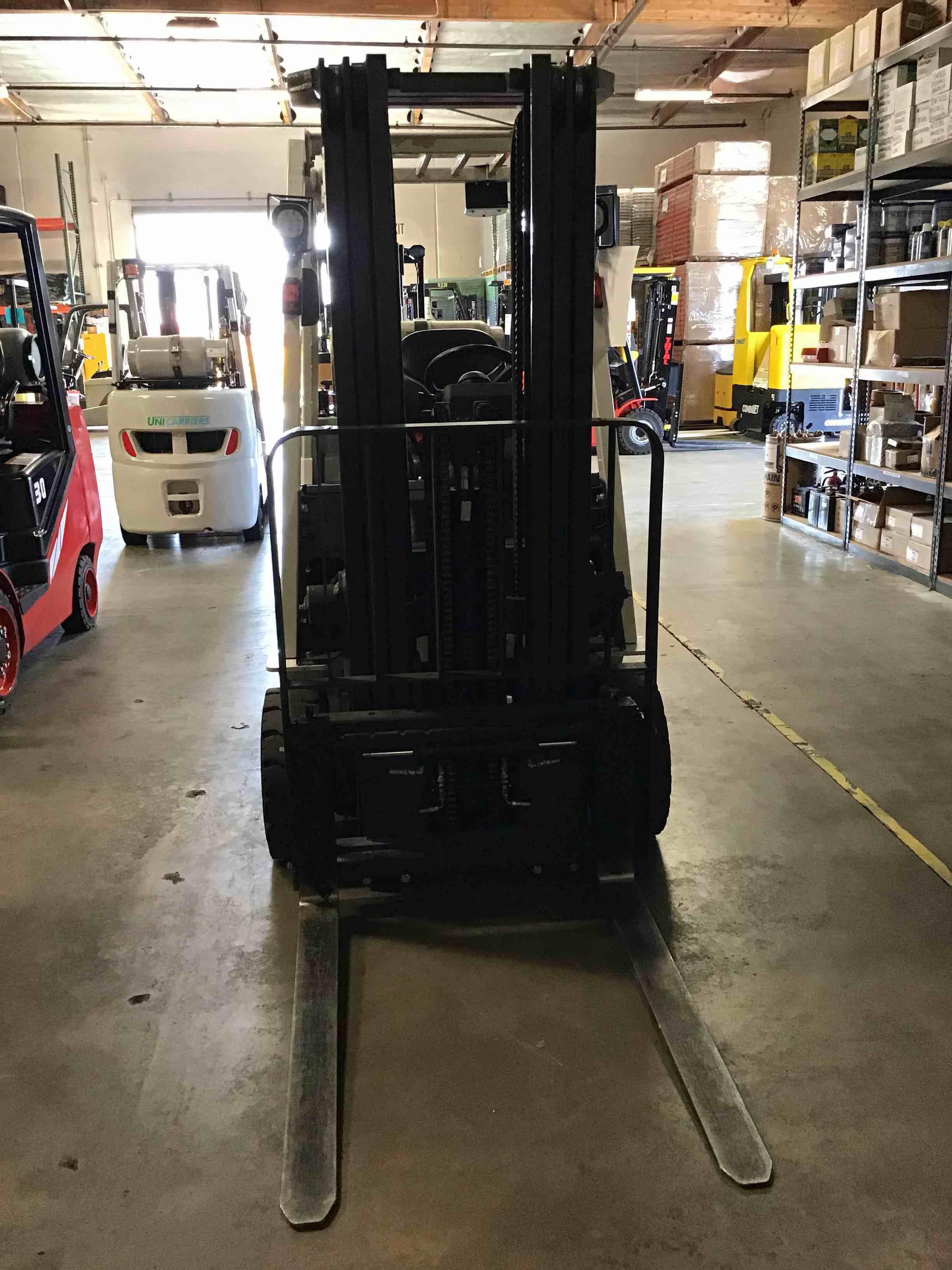 Main Image Used 2016 NISSAN AF50LP Forklift – LPG Pneumatic, 5000 lb Capacity, 83” Mast, 8641 Hours – $17500.00 – Las Vegas – View 2