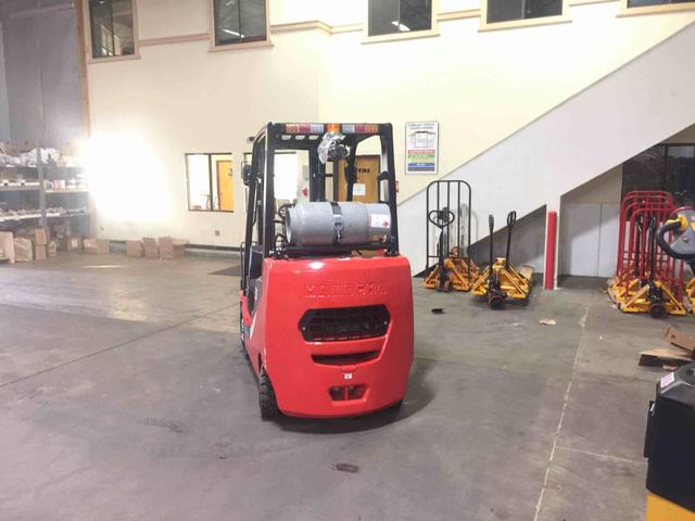 HANGCHA CFH50-LP LPG Cushion forklift, 5000 capacity, 185 lift height. Serial N7AI00101, Year 2020.