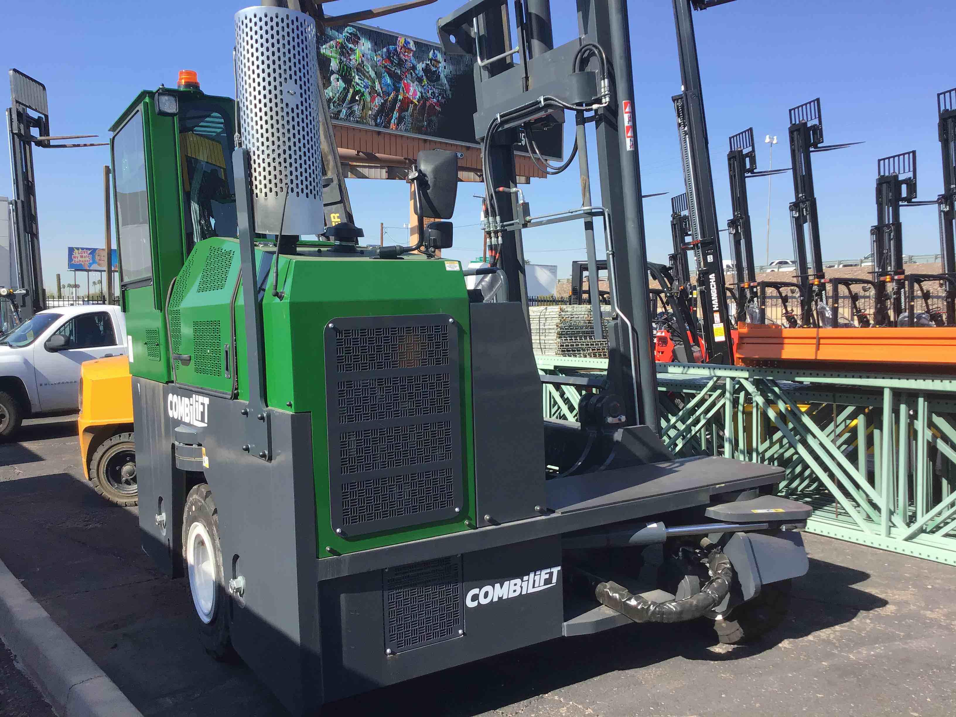 Main Image Used 2021 COMBI C14000 Forklift – LPG Pneumatic, 14000 lb Capacity, 135” Mast, 824 Hours – $106400.00 – Anaheim – View 4