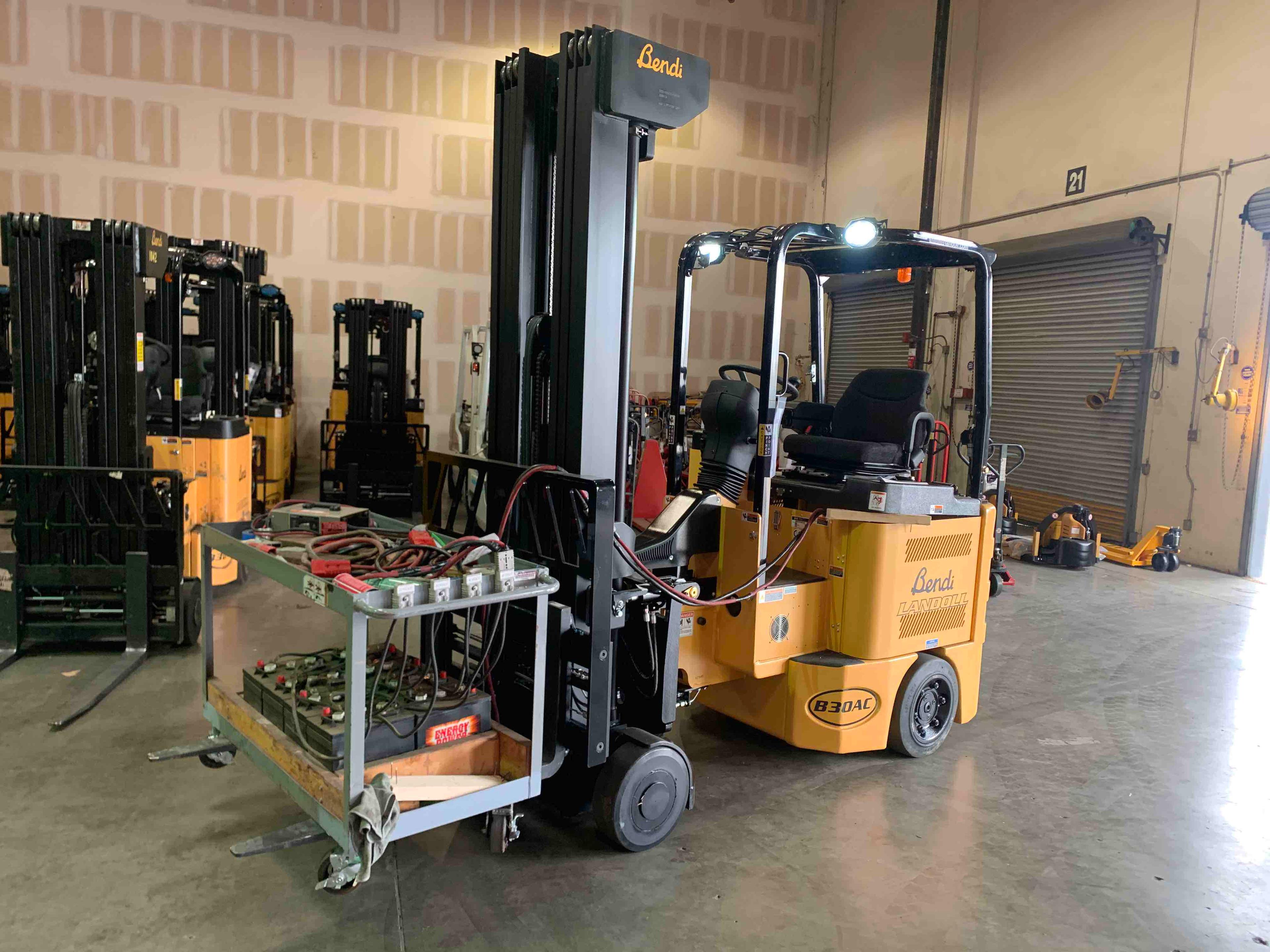Main Image Used 2020 BENDI B30AC Forklift – VNA, 3000 lb Capacity, 107” Mast, 3656.4 Hours – $58500.00 – Anaheim – View 3