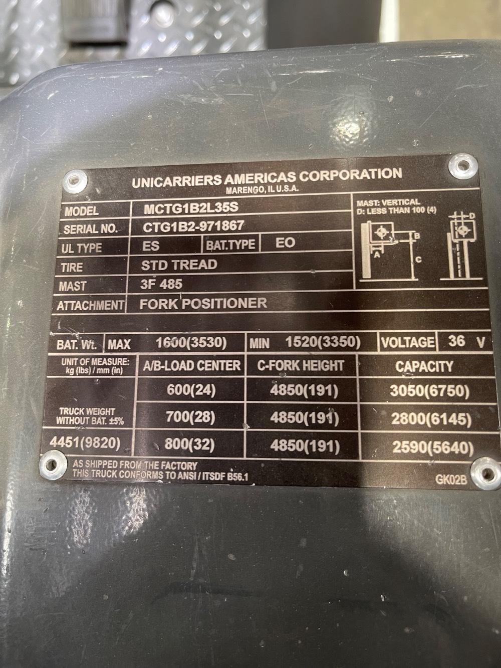 Main Image Nissan BXC80N Electric Sit Down 4 Wheel, photo 4 of 5