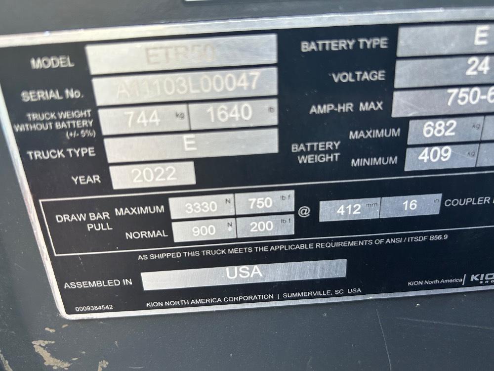 Main Image Linde ETR50_1103-02 Tugger, photo 4 of 5