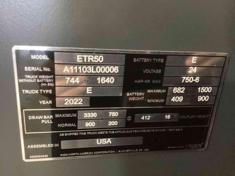Main Image Linde ETR50_1103-02 Tugger, photo 5 of 5