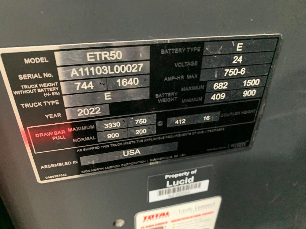 Main Image Linde ETR50_1103-02 Tugger, photo 3 of 5