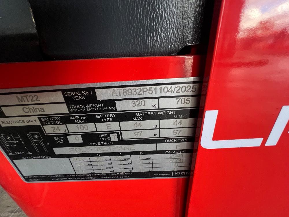 Main Image Linde MT22-27X45_8932-10 Electric Pallet Jack (Lithium), photo 5 of 5