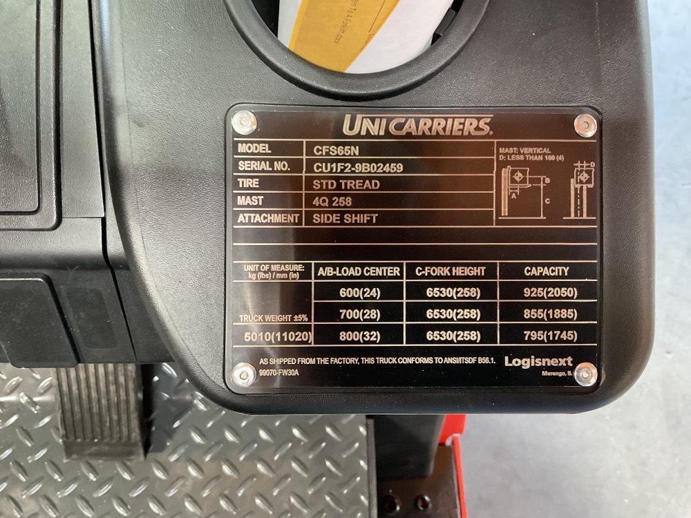 Main Image Nissan CFS65LP LPG Cushion, photo 5 of 5
