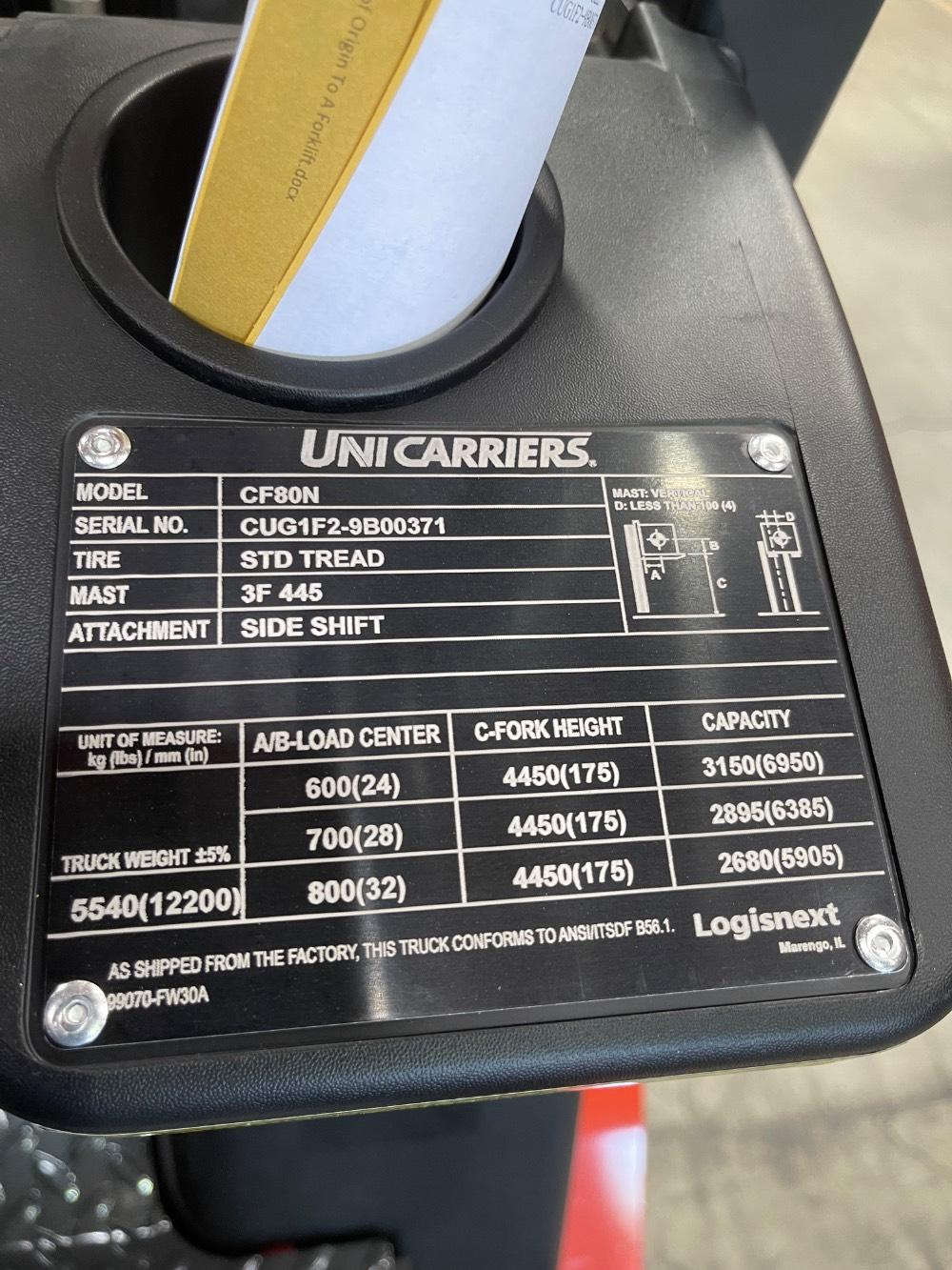 Main Image Nissan CF80LP LPG Cushion, photo 5 of 5