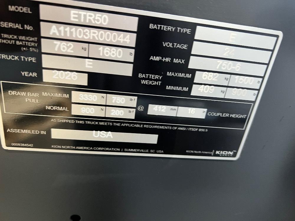 Main Image Linde ETR50_1103-02 Tugger, photo 4 of 4