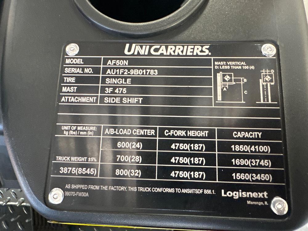 Main Image Nissan AF50LP LPG Pneumatic, photo 5 of 5