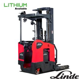New 2024 LINDE R22SX_5195 Forklift – Stand Up Reach, 4500 lb Capacity, 173” Mast, Hours – $78385.13 – Anaheim